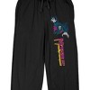 Morbius Comics Presents Moribus Comic And Logo Men's Black Sleep Pajama Pants - 2 of 4
