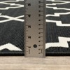 Oriental Weavers Marina 7763K Black/ Ivory Indoor/Outdoor Area Rug - 7'10" Round - 4 of 4