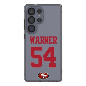 NFL San Francisco 49ers Players Game Tactic Clear Cell Phone Case for Samsung Galaxy - 1 of 4