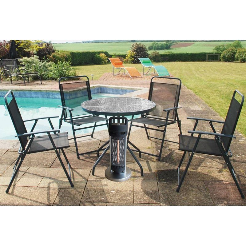 Portable Infrared Electric Outdoor Heater - Black - EnerG+, 5 of 7