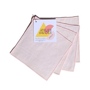 Atelier Saucier Cocktail Napkins, Set of 4 - 1 of 3