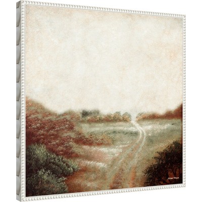 Ethereal Field Beaded Framed Canvas Wall Art 22 x 22-in