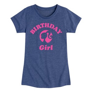 Girls' - Barbie - Birthday Girl Fitted Short Sleeve Graphic T-Shirt - 1 of 4