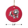GardnerWebb University Primary Logo Porcelain Holiday Christmas Tree Ornament  2.8" (7.1 cm) - 3 of 4