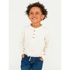RuggedButts Toddler Boys Knit Long Sleeve Henley Tee - 3 of 4