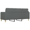 vidaXL 3-Seater Lounge Sofa- Modern Design, Built with Durable Fabric and Sturdy Metal Frame, Dark Gray - 4 of 4