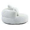 CAVINAS Bean Bag Chair Lazy Sofa Comfort Lounger with High Back Floor Chair with 3 Pillows for Adults and Kids - 4 of 4