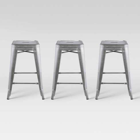 Metal stools target new arrivals