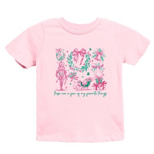 These Are A Few Of My Favorite Things Coquette - Youth Short Sleeve Graphic T-Shirt - 1 of 4