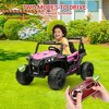 Ride On Car for Kids, 12V Off-Road UTV with Remote Control, Battery Powered Electric Vehicle with Dual 120W Motors - 2 of 4