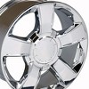 OE Wheels CV79 20 Inch Rim Fits Tahoe Style 6x139.7 20x8.5 Chrome - Hollander 5651 (1) - 2 of 4