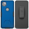 Nakedcellphone Case with Stand and Belt Clip Holster for Motorola Moto One 5G Ace - 2 of 4