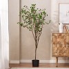 NicBex Artificial Milan Plant Indoor, Fake Tree with Pot, Tall Faux Plants, Artificial Trees for Home Office Living Room Decor - 2 of 4