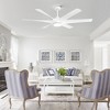 Airsurfer 65-in Windmill Color-Changing Integrated LED  with ABS Blades Ceiling Fan With Light - Remote Included ( 6 -Blade ) - 4 of 4