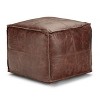 NicBex Modern Pouf Ottoman, Multifunctional Footstool for Living Room and Bedroom, Simple and Stylish Design - 2 of 4