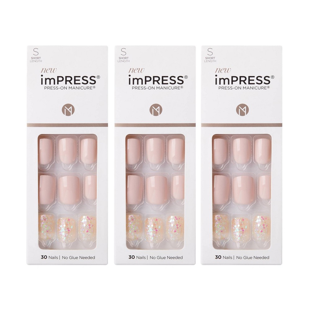 KISS imPRESS Press-On Nails - Dorothy - 3pk - 90ct