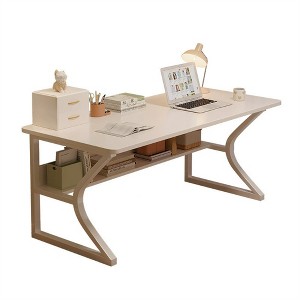 Computer Desk, Gaming Desk, Writing Desk, Student Computer Desk, Oversized, Modern Ergonomic Racing Style Desk Workstation for Adults and Teenagers - 1 of 4