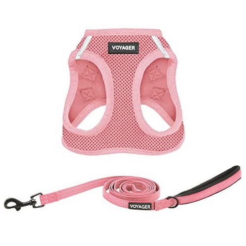 OUT OF STOCK!! COLLAR, HARNESS & LEASH PINK