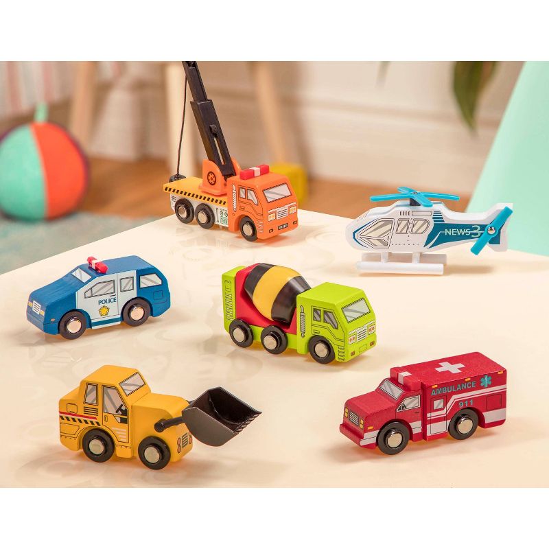 B. toys Wooden Toy Vehicle - 4 of 15 SURPRISE! - Wood &#38; Wheels, 3 of 15