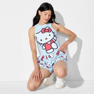 Women's Hello Kitty Graphic Tank Top - Light Blue - 1 of 3