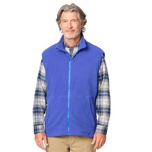 The Lakeside Collection Men's Fleece Zip-Up Vest - : Target