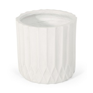 Maggift Planter, Antique Round Planter, Adding a Luxurious Feel, Suitable for Garden, Courtyard, Corridor, White, 13"*13"*12.5" - 1 of 4