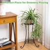 Costway Metal Plant Stand for Flower Pot Metal Display Shelf Potted Holder Rack - 3 of 4