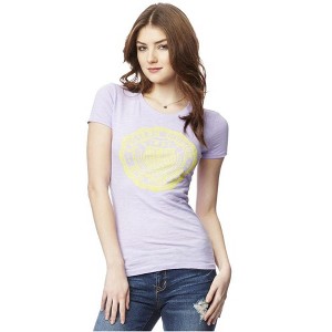 Aeropostale Womens Eastern Division Graphic T-Shirt, Purple, Large - 1 of 1