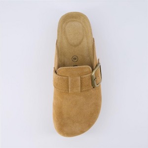 CUSHIONAIRE Women's Granola Genuine Suede Cork Footbed Platform Clog, +Comfort, Wide Widths Available - 1 of 4