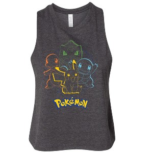 Women's - Pokémon - Starter Pokémon Graphic Racerback Tank - 1 of 3