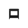 Vynxaria Compact Black Night Table: Stylish Storage for Modern Bedrooms - 4 of 4