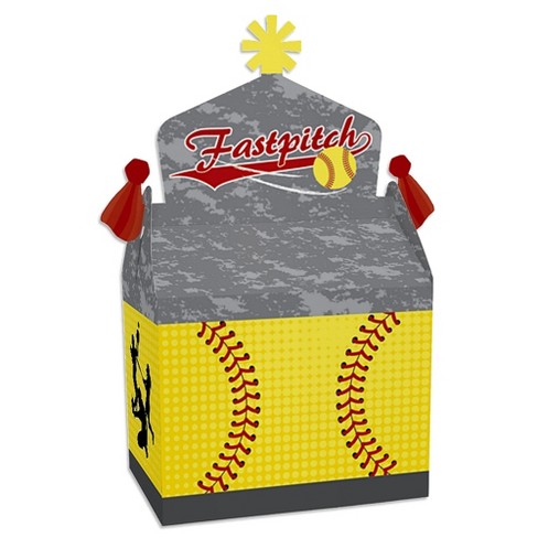 Mickey Mouse Baseball Birthday Party Favor Gable Box