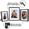 Americanflat Gallery Wall Frame Set of 3 - Picture Frame Set Includes 8x10, 10x12, 11x14 Frames - Black Picture Frames with Shatter-Resistant Glass - 3 of 4