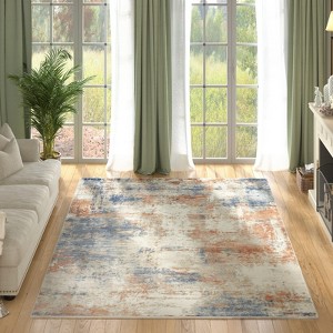 Ultra Plush Faux Sheepskin Floor Cushion with Long Pile, Cloud-Like Soft Area Rug for Bedroom, Living Room & Nursery - 1 of 4