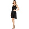 Maternity A-Line Slim Fit and Flare Dress - 24seven Comfort Apparel™ - 2 of 4