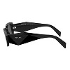 Prada PR 17WS 1AB5S0 Womens Rectangle Sunglasses Black 49mm - 3 of 3