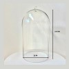 Essential Decor & Beyond 19.5" Clear Glass Dome Display Cover Decor - 4 of 4