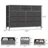 10 Drawer Dresser,TV Stand Entertainment Center Fabric Storage Dressers Drawers for Bedroom, Hallway, Nursery, Closets - 3 of 4