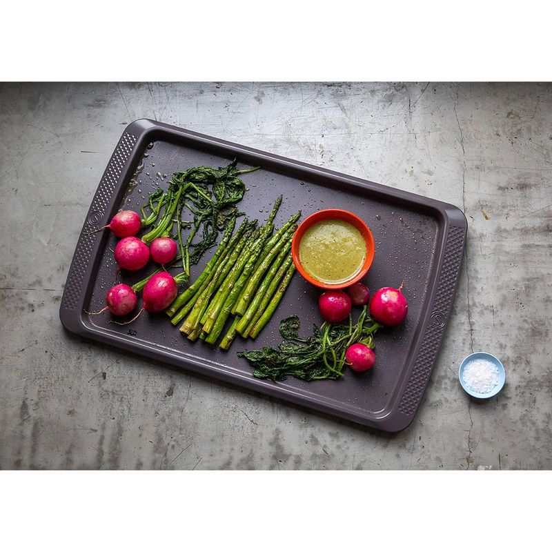 Saveur Selects Non-stick Carbon Steel Rimmed Baking Sheet 11&#34;x17&#34;, 4 of 6