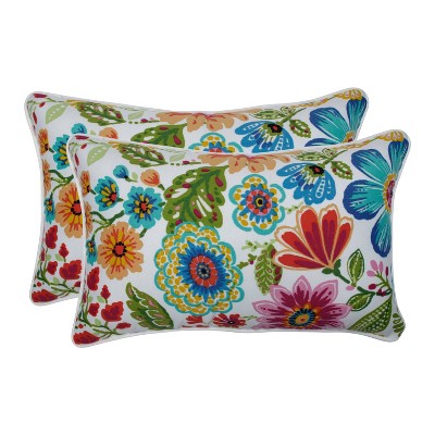 2pk Gregoire Prima Rectangle Outdoor Throw Pillow - Pillow Perfect