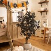 HomeStock  3 ft. Artificial Ficus Tree in Pot for Indoor/Outdoor - 3 of 4
