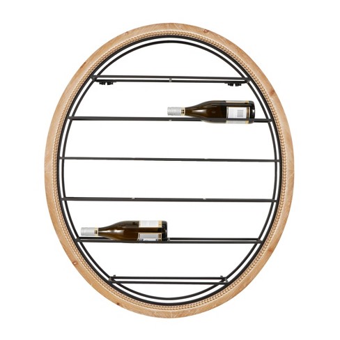 Circular wall wine online rack