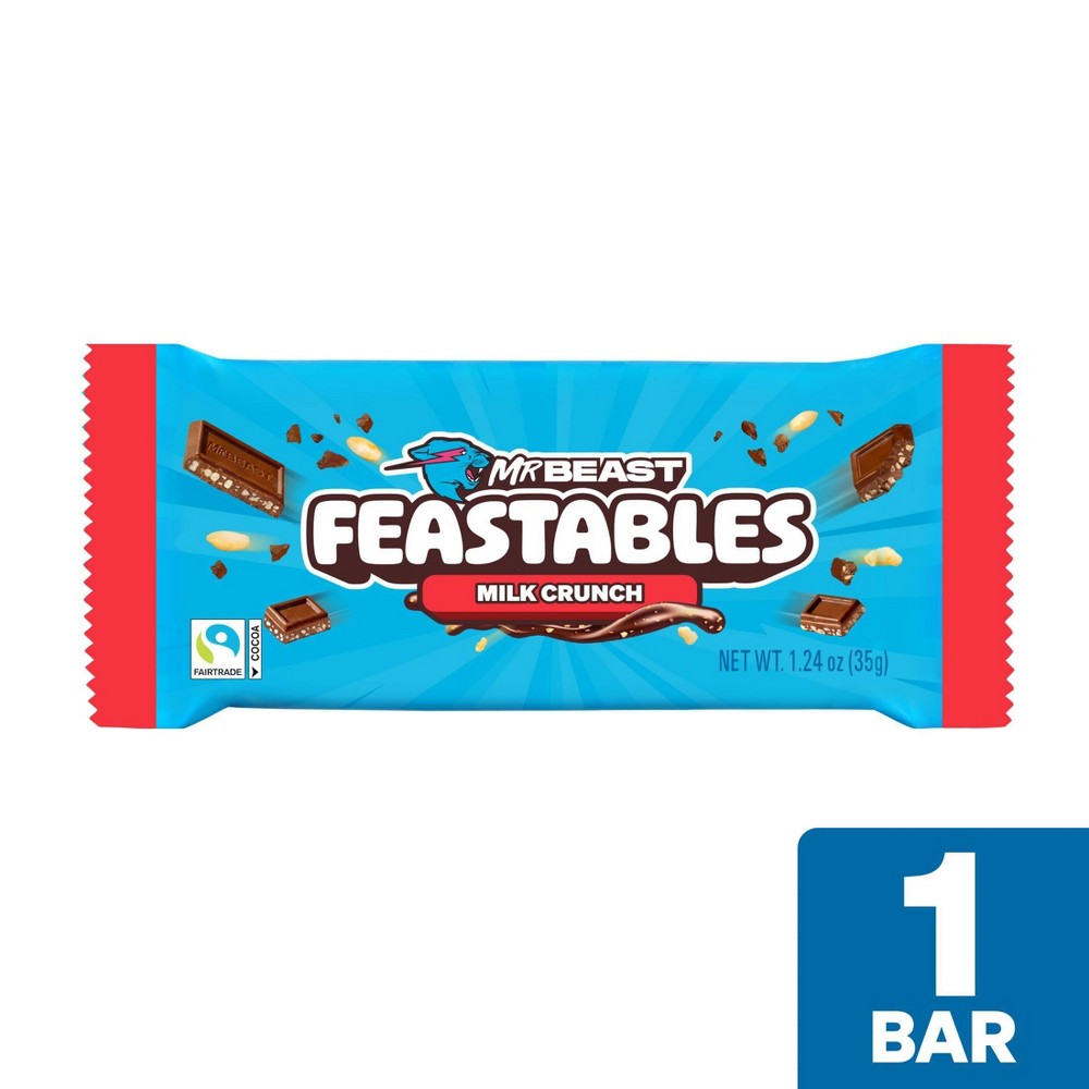 Mr Beast Feastables Milk Crunc