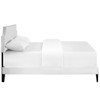 Modway Laura Queen Platform Bed – Vinyl Upholstery with Squared Tapered Legs - 3 of 4