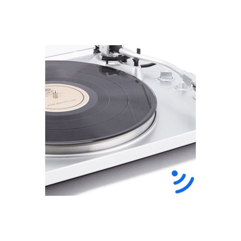 GPO PR 100 Turntable Bluetooth Built in Pre Amp Audio TechnicaCartrigde Silver, 4 of 7