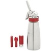 iSi Gourmet Whip (1 Pint) - Multifunctional Food Whipper for Warm & Cold Application, Stainless Steel Cream Canister - Includes 3 Decorating Tips - 3 of 4