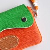 Slickblue Mobile Phone Pouch with Handle, Faux Leather, Clutch Purse, Colorblock Style, 5.7"x3.3", Color Options - 3 of 3
