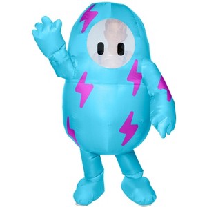 Fall Guys Fall Guys Lightning Coral Blue Inflatable Child Costume - 1 of 2