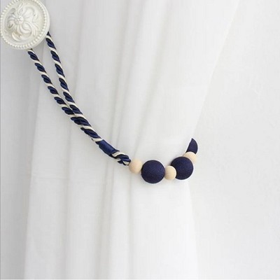 Elegant Beaded Rope Curtain Tieback (set of 2) - Tree City