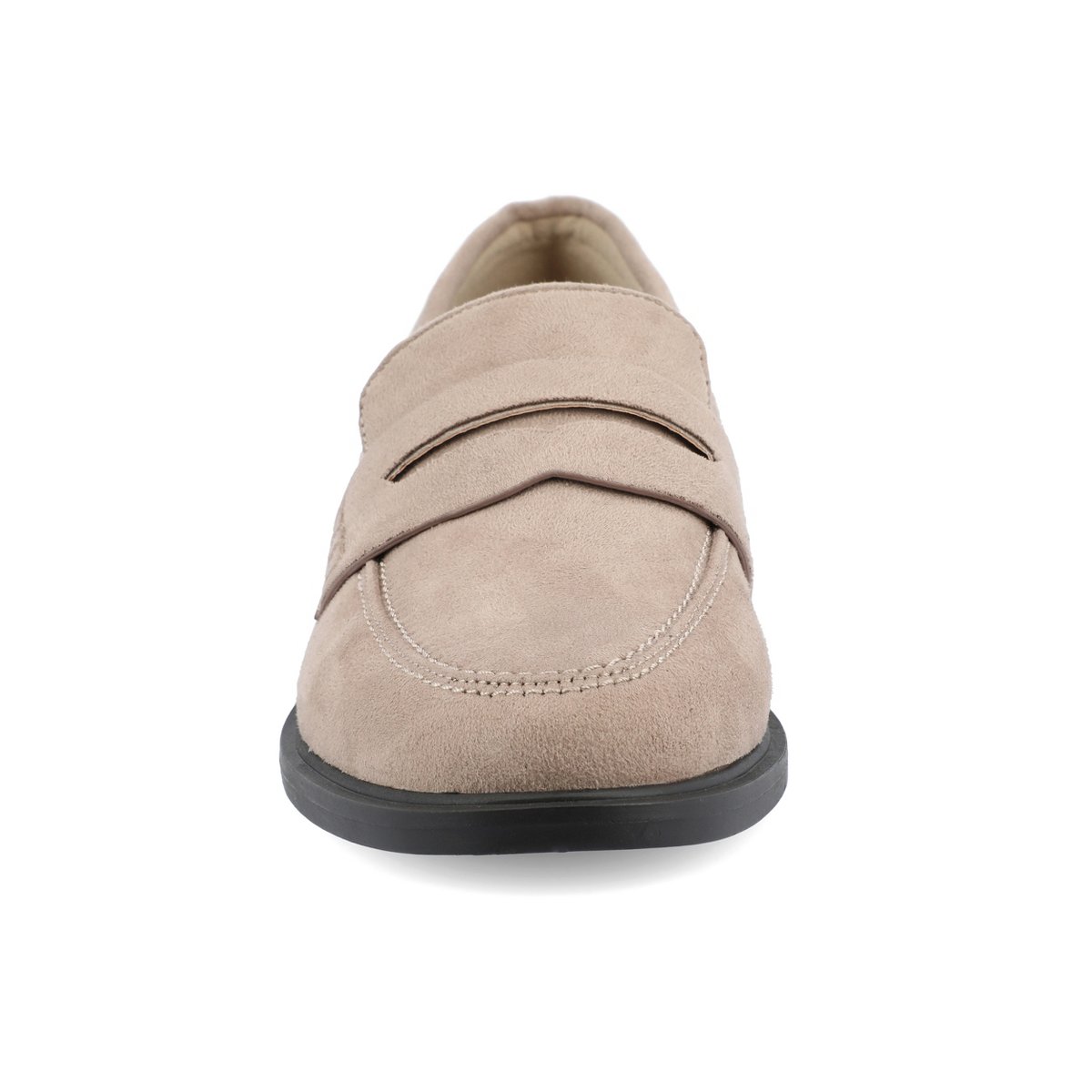 Женские туфли Journee Collection Women's Raichel Slip On Loafer Flats, 7.5 Stone — фото 6